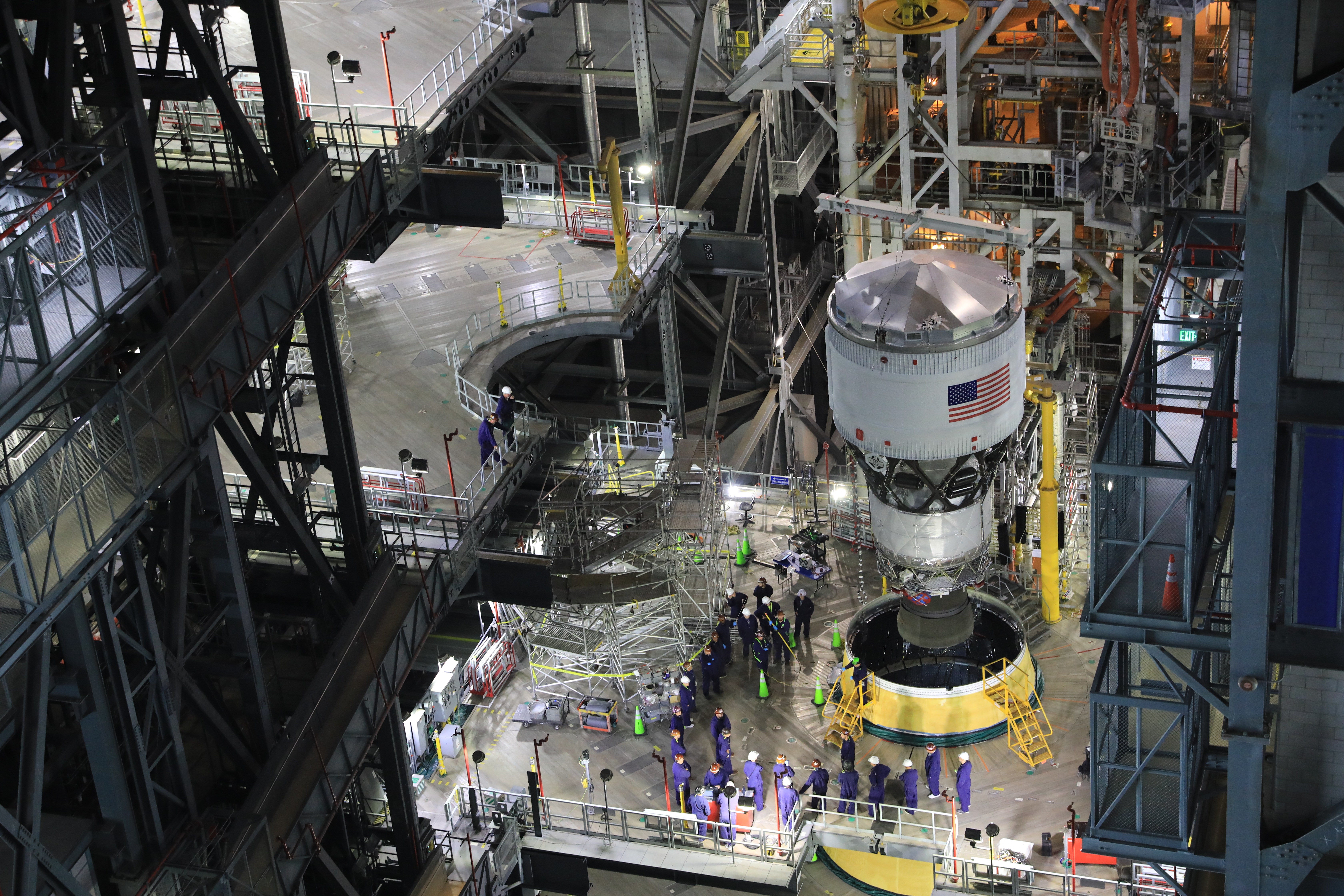 Rocket Upper Stage Integrated as Preparations for Artemis II Continue ...