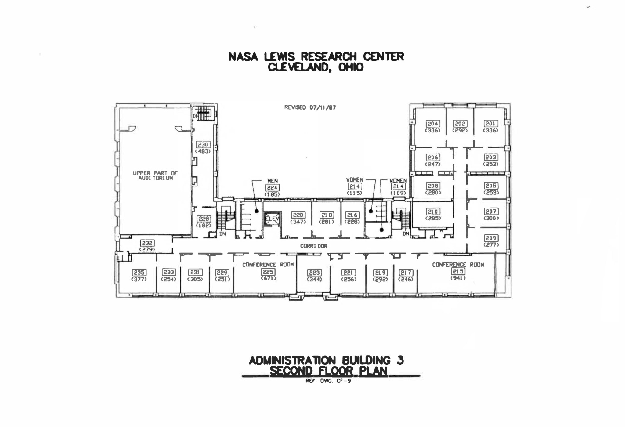 Building floor plan.