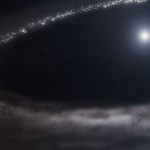 For the first time, researchers confirmed the presence of crystalline water ice in a dusty debris disk that orbits a Sun-like star, using NASA’s James Webb Space Telescope. All the frozen water detected by Webb is paired with fine dust particles throughout the disk. The majority of the water ice observed is found where it’s coldest and farthest from the star. The closer to the star the researchers looked, the less water ice they found.