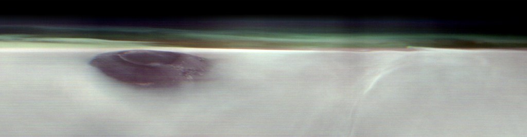 NASA Mars Orbiter Captures Volcano Peeking Above Morning Cloud Tops