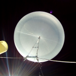 Balloon Ascending above atmosphere