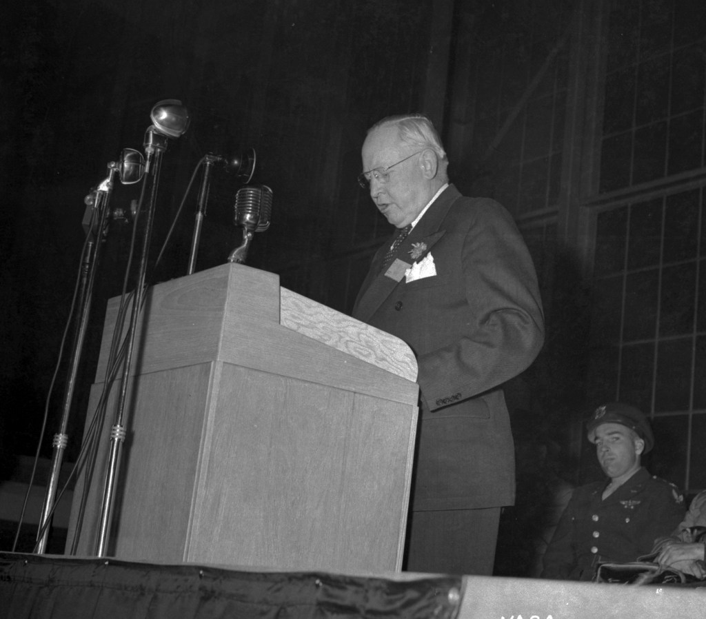 George Lewis at the podium