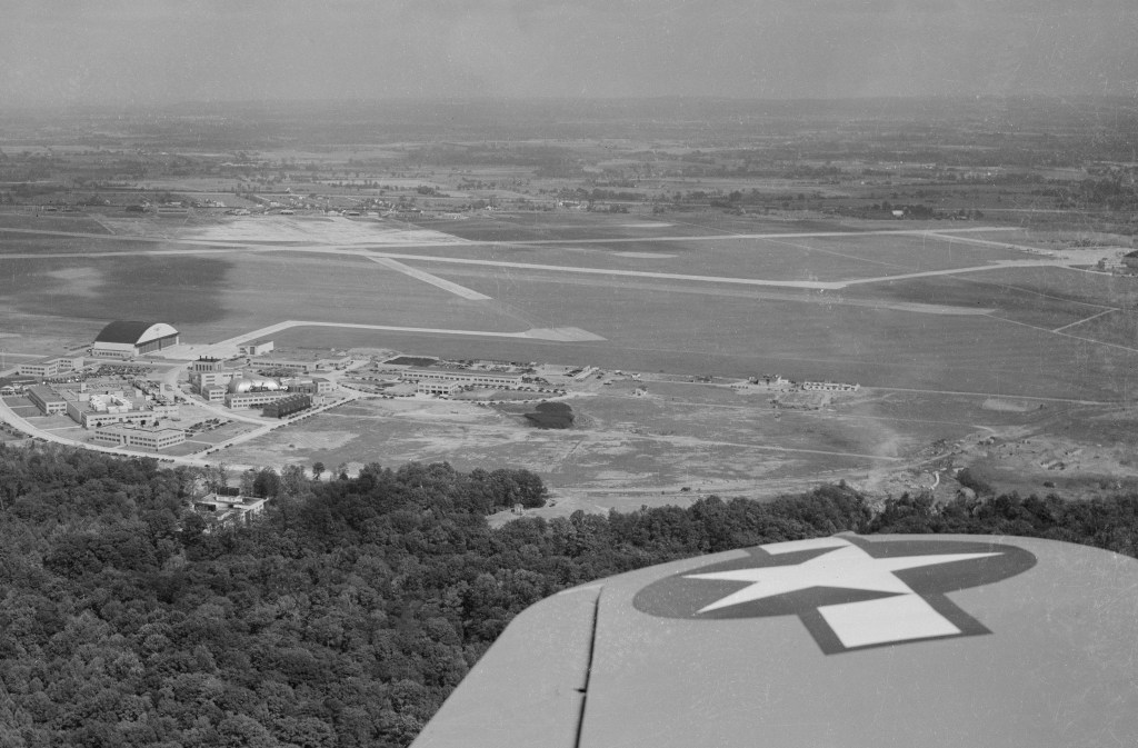 Aerial view of NACA laboratory.