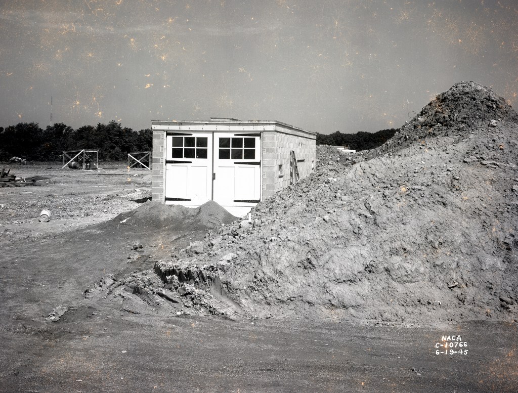 Shack at construction sites.