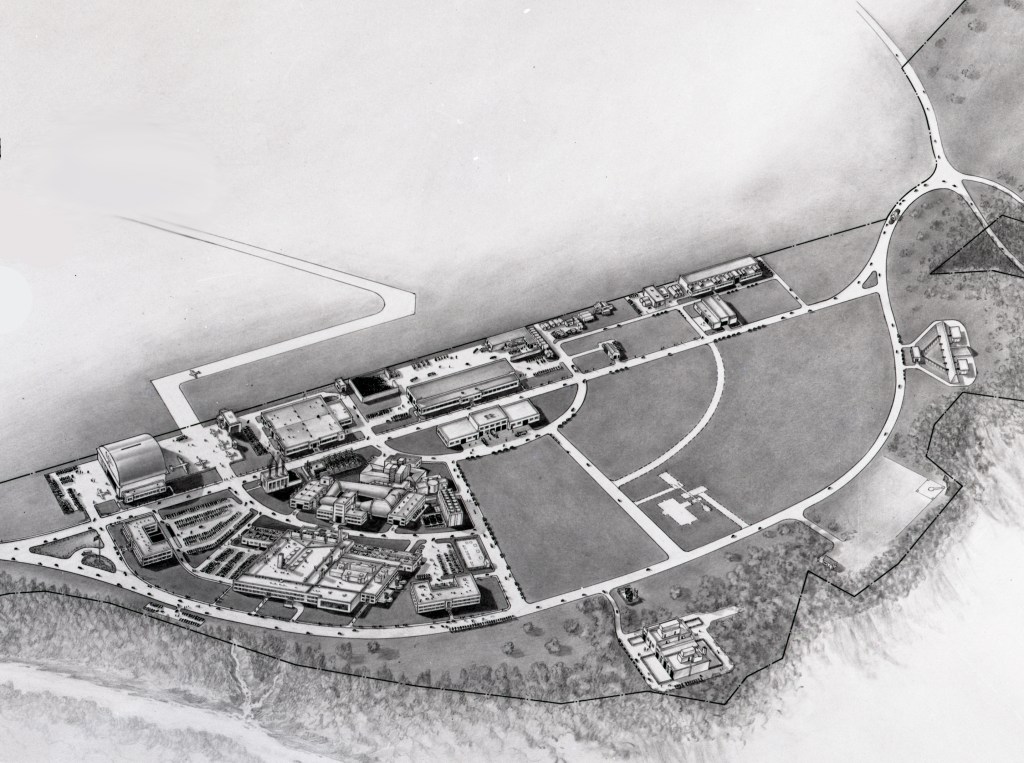 Illustrated view of center campus.