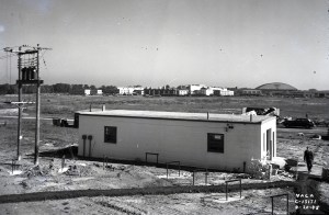 Shack at construction sites.