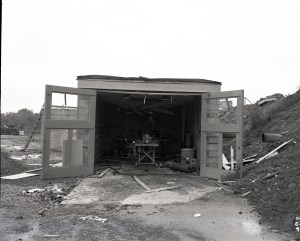 Test cell with door open.