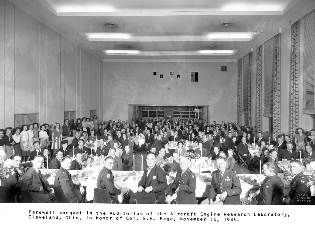 Banquet in auditorium.