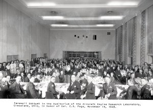 Banquet in auditorium.