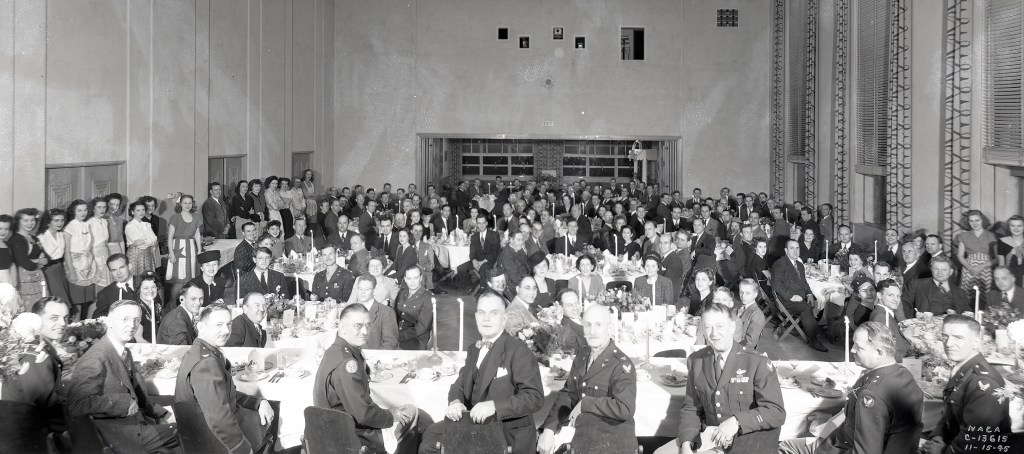 Banquet in auditorium.