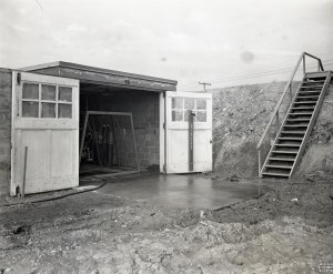 Test cell with door open.