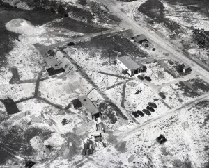 Aerial view of Rocket Lab site.