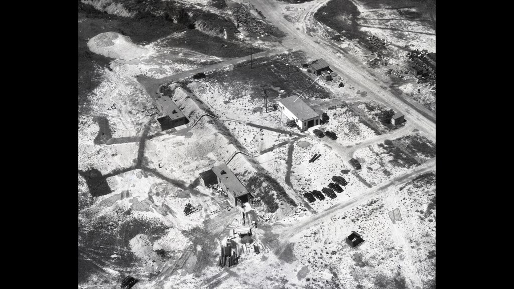 Aerial view of Rocket Lab site.