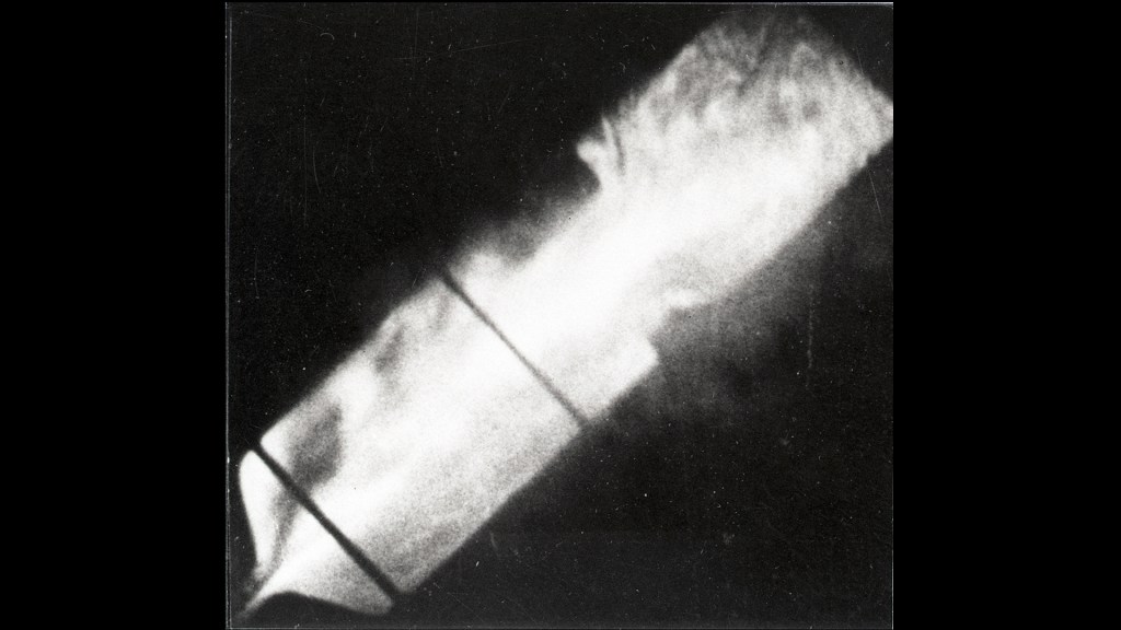 Combustion in clear chamber.