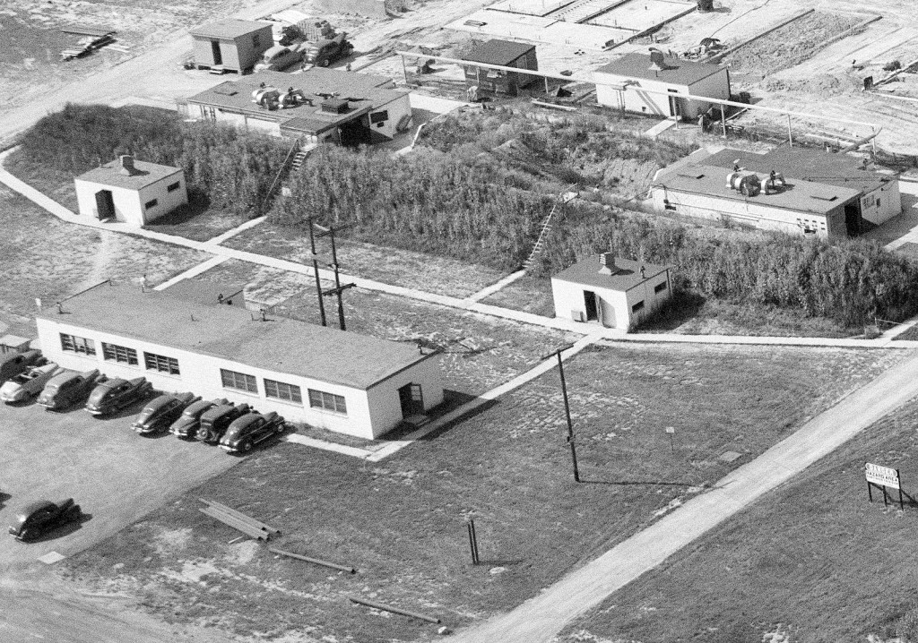 Aerial view of test cells.
