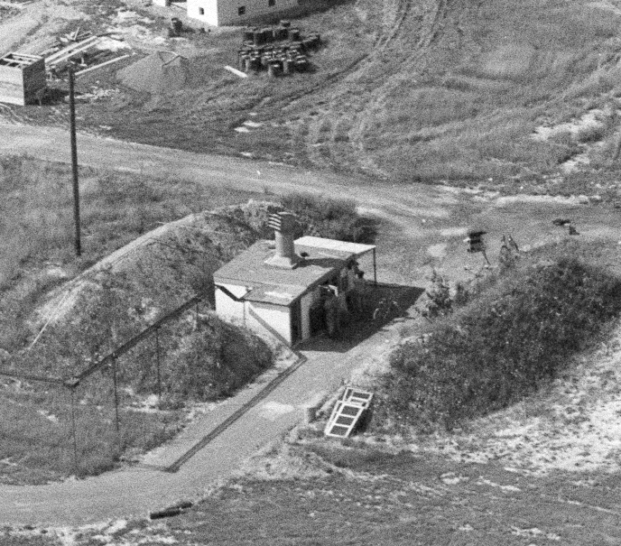Aerial view of Rocket Lab site.