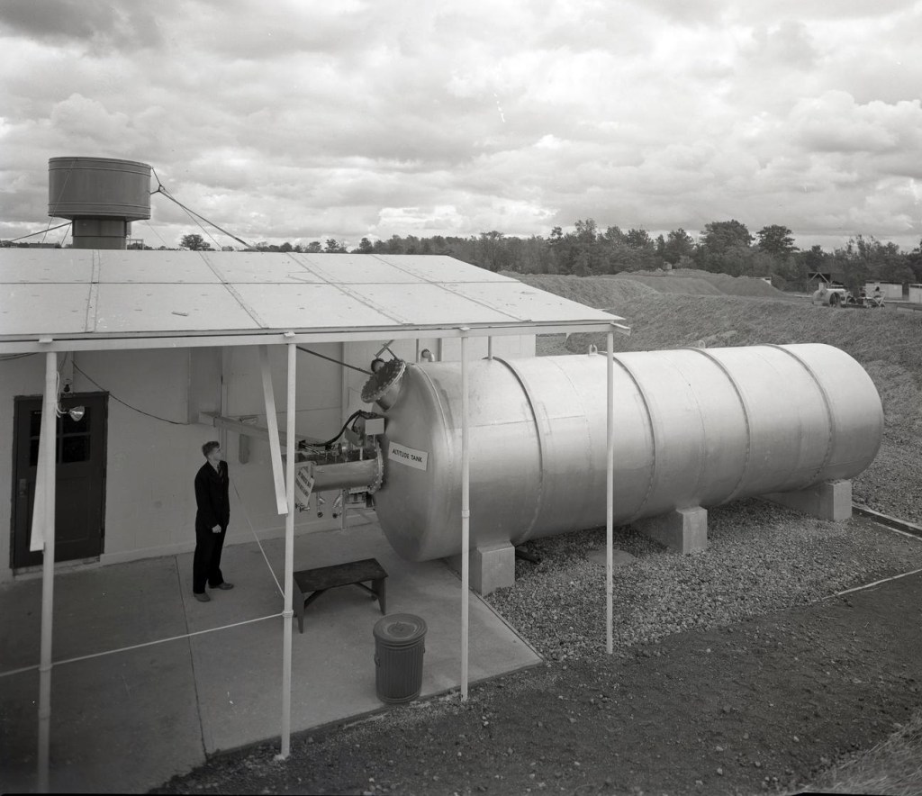 Exterior of test cell.