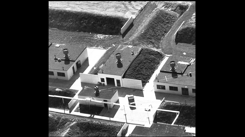 Aerial view of test cells.