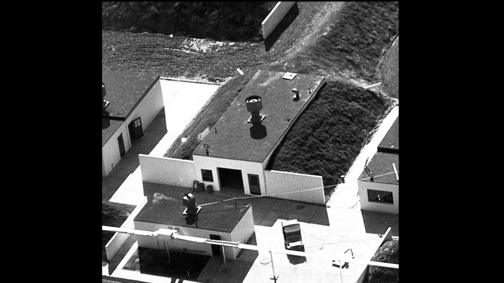 Aerial view of test cell.