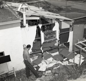 Damaged test cell.