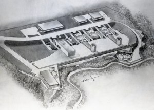 Drawing of original RETF layout.