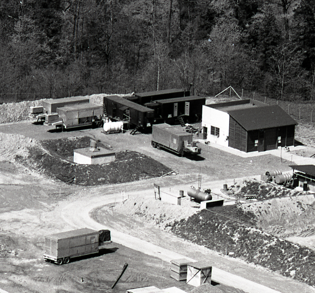 Aerial view of test cells.