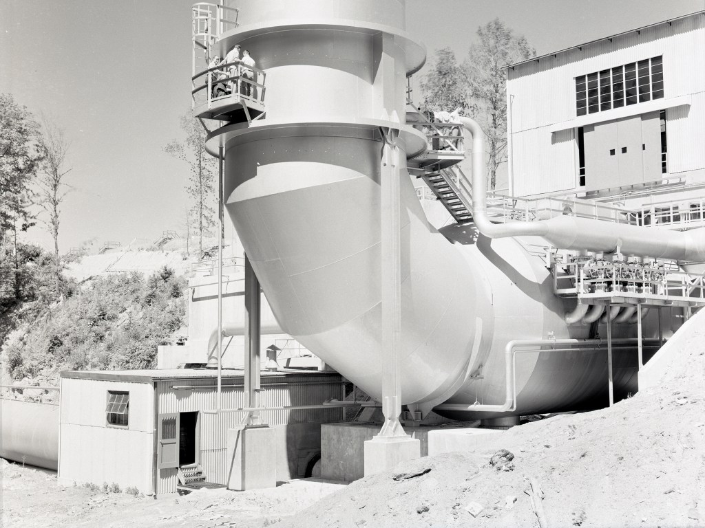 Exterior of pump house and scrubber