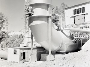 Exterior of pump house and scrubber