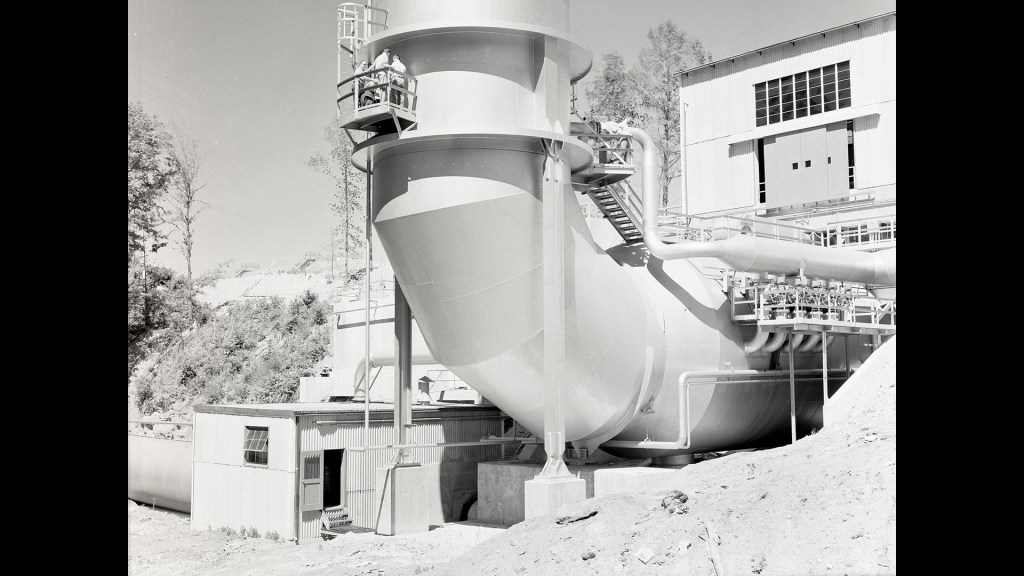 Exterior of pump house and scrubber