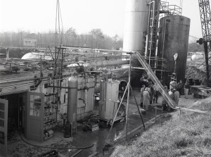Damaged test cell.