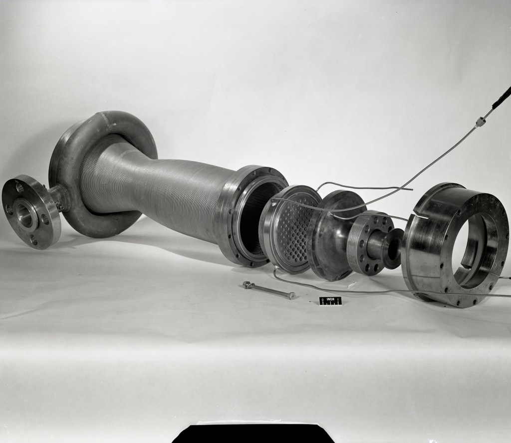 Rocket engine components.