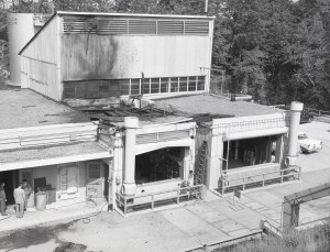 Exterior of RETF with doors open