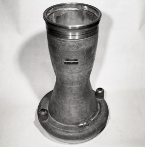 Rocket engine photograph.