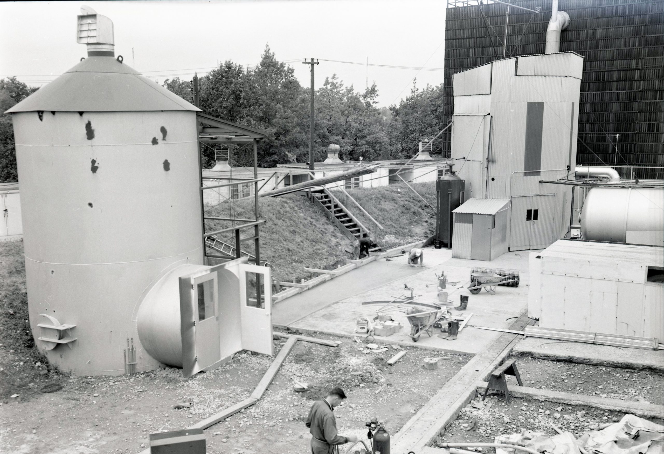 Exterior of test cells.