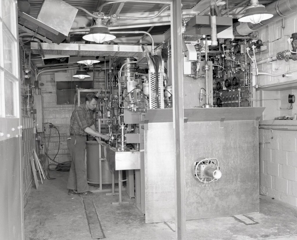 Interior of test cell.