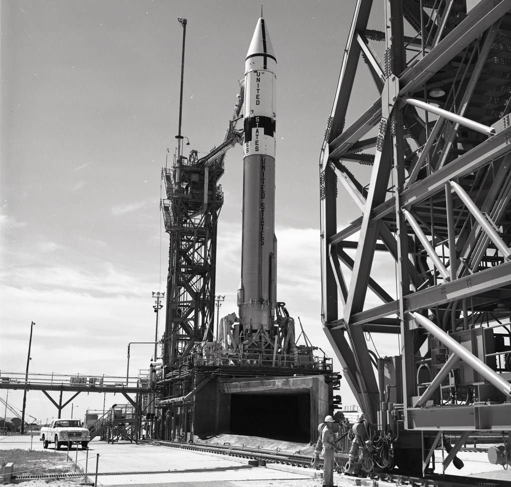 Atlas-Centaur on launch pad