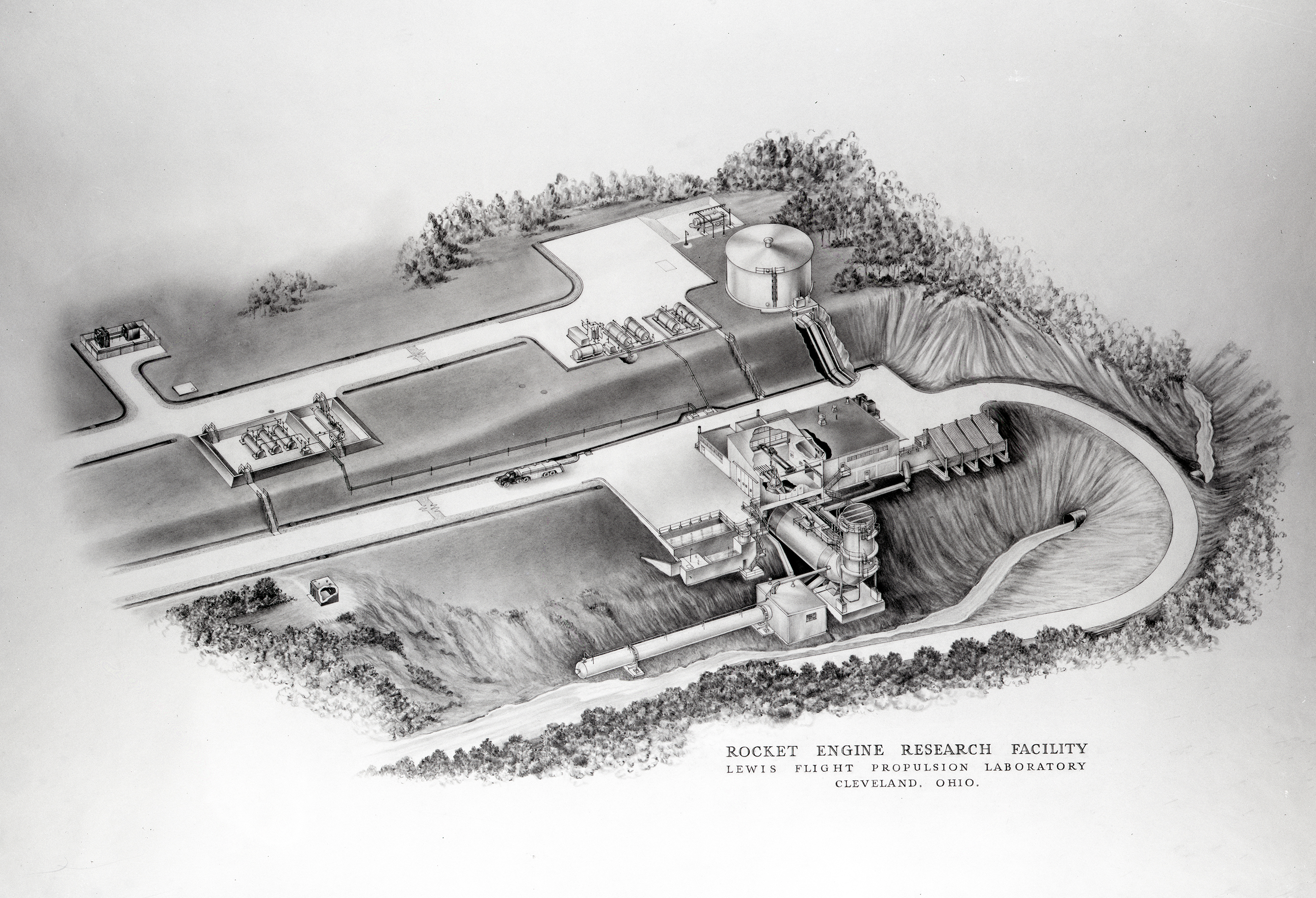 Drawing of the final RETF layout.
