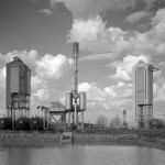 View of the B1 and B3 test stands