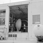 Chamber with door open inside K Site building