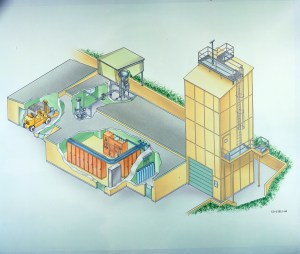 Illustration of test facility