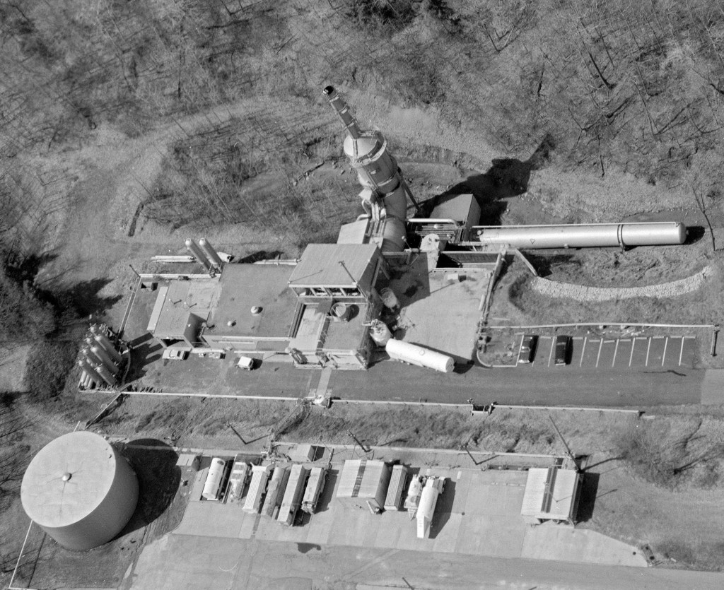Aerial view of the RETF complex