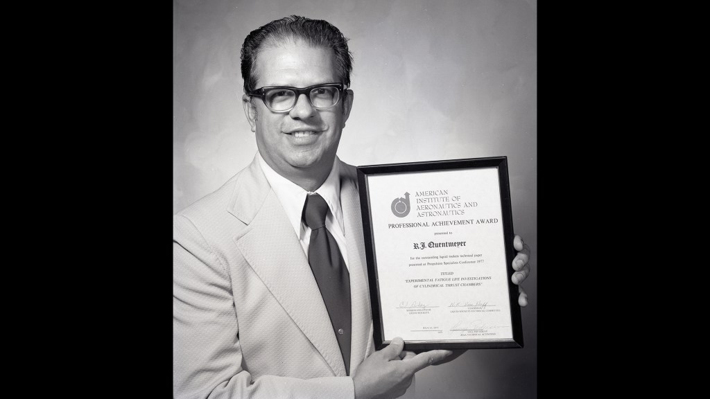 Quentmeyer with plaque