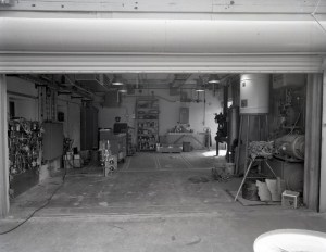 Interior of test cell.