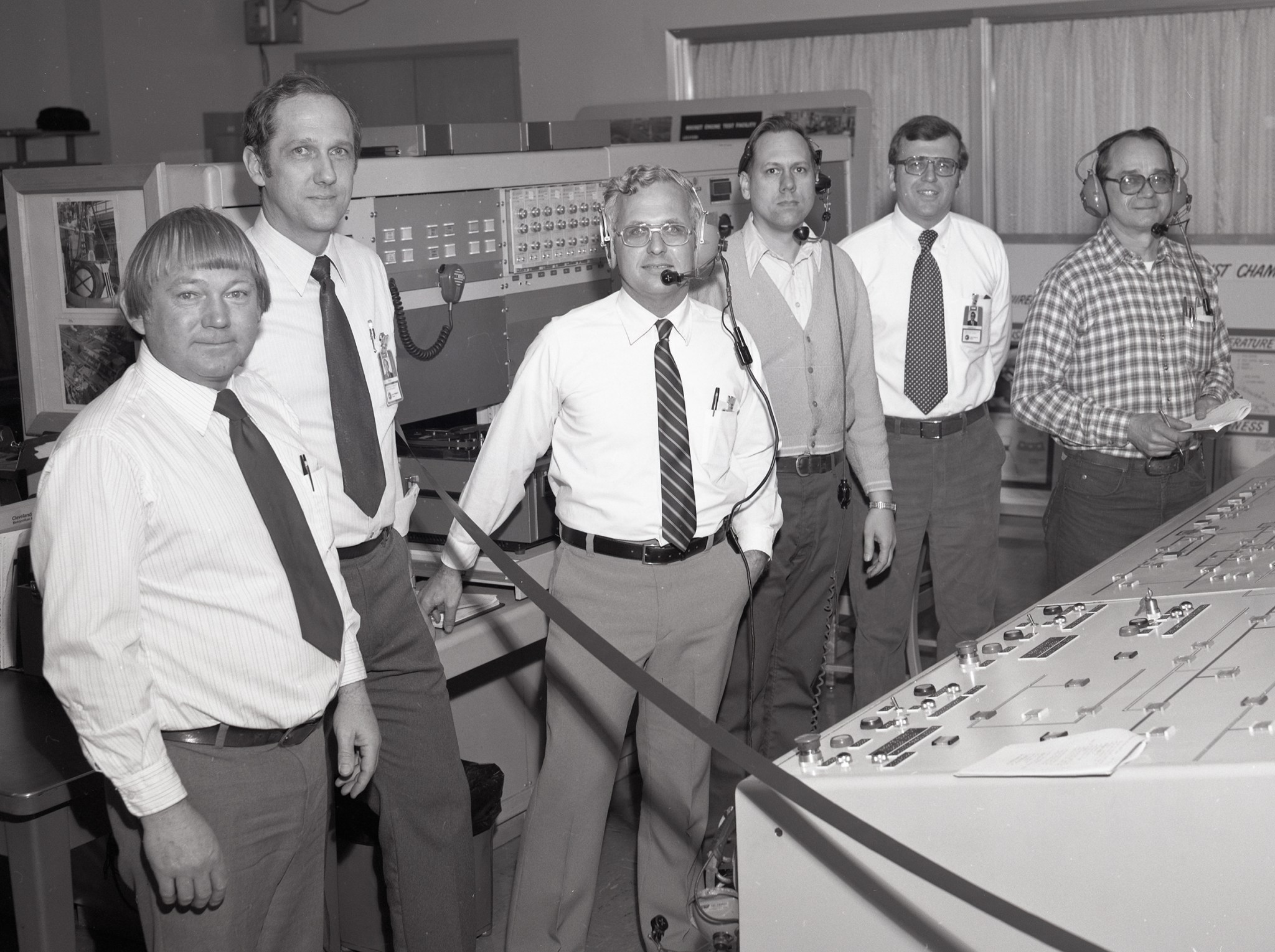 Staff in control room