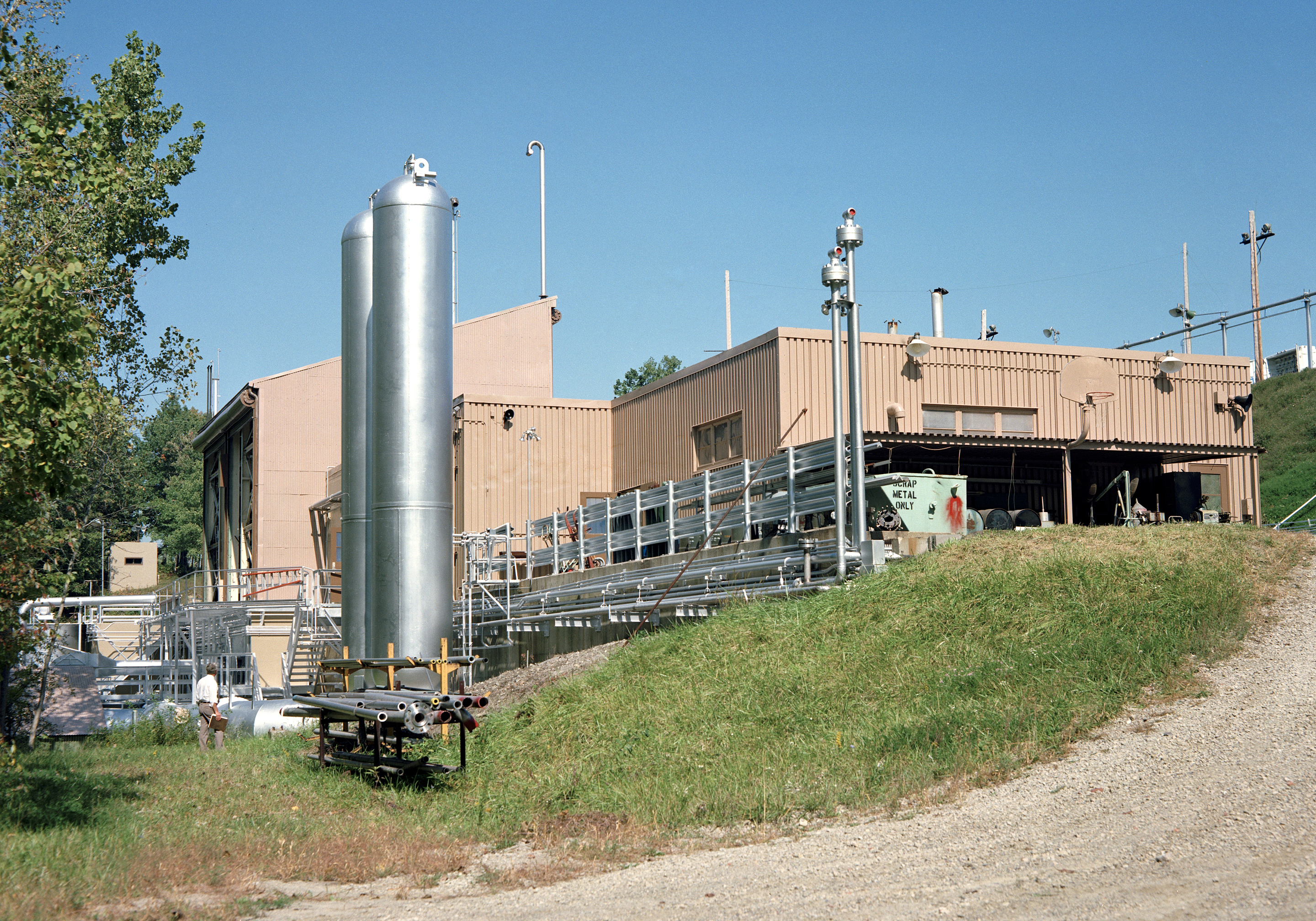 View of the RETF complex from the south