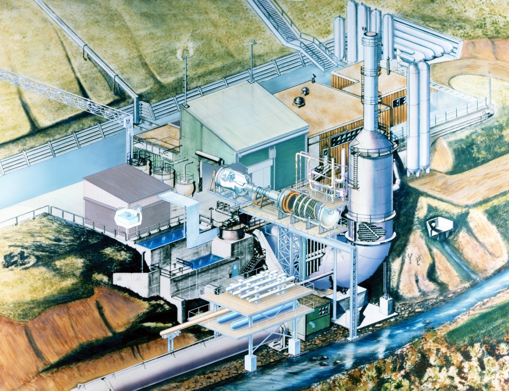 Cutaway drawing of the RETF facility.