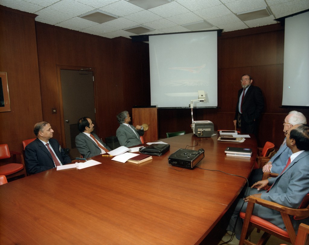 Group seated at conference table