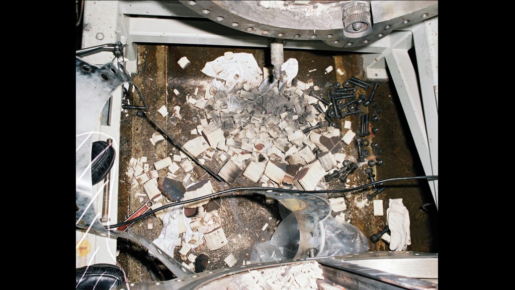 Damaged hardware.
