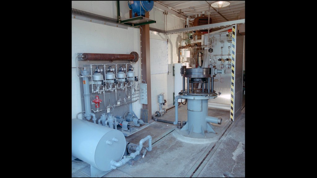 Test set up in test cell.
