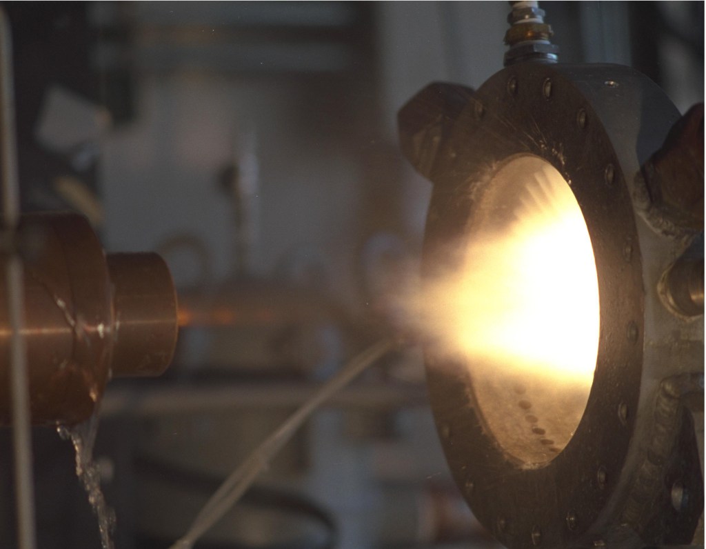 Nozzle firing.